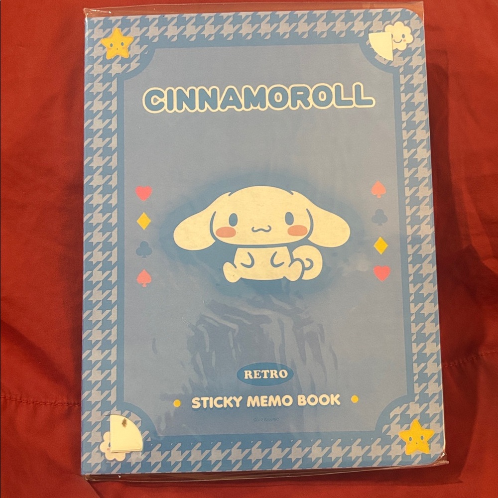 Sanrio Cinnamoroll Blue Sticky Memo Book